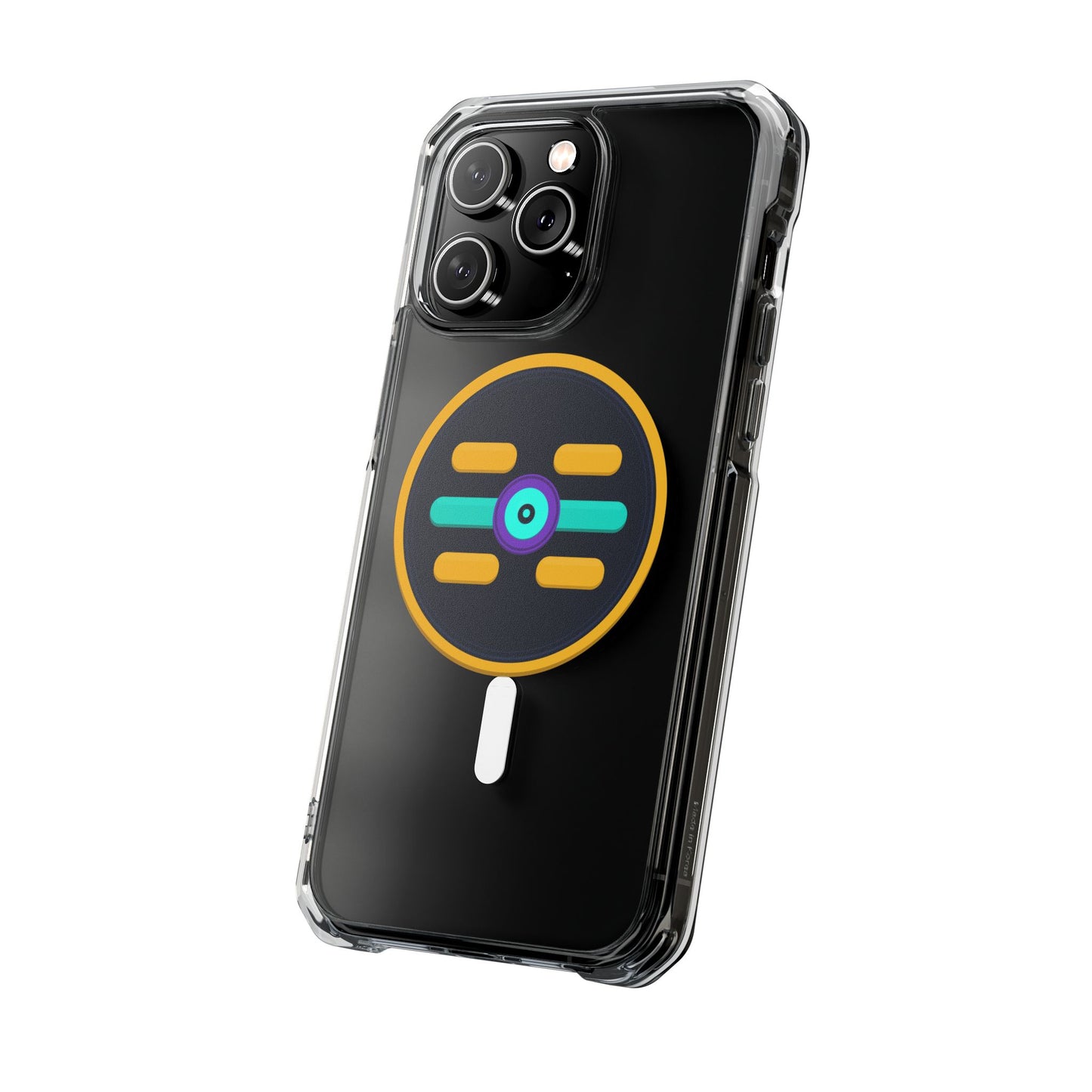The Boards Shop Clear Magnetic Phone Case with Colorful Retro Pop Socket