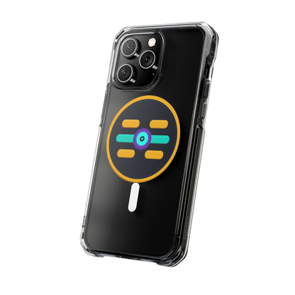 The Boards Shop Clear Magnetic Phone Case with Colorful Retro Pop Socket