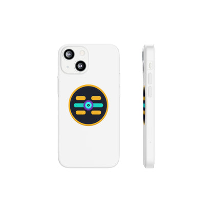 The Boards Shop Clear Phone Case with Colorful Tech Emblem