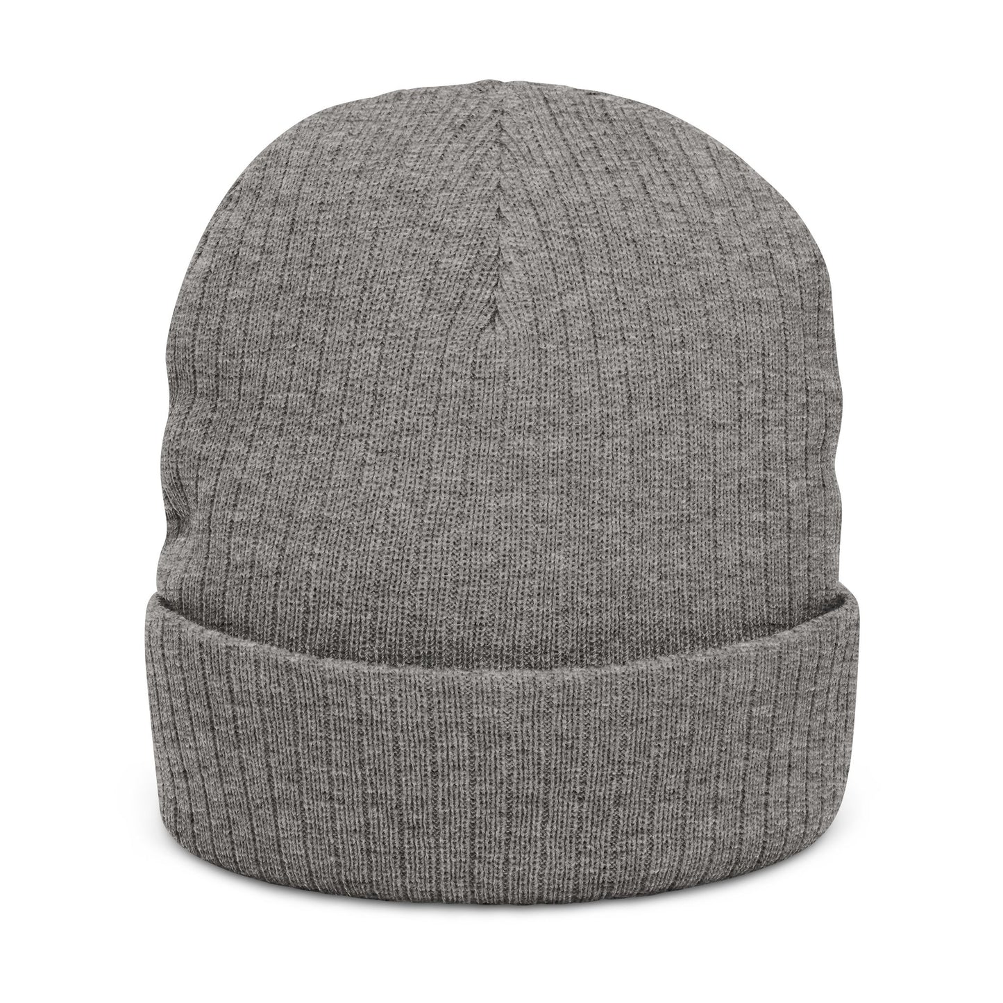 The Boards Embroidered Ribbed Beanie — Snowboard Culture Knit Hat