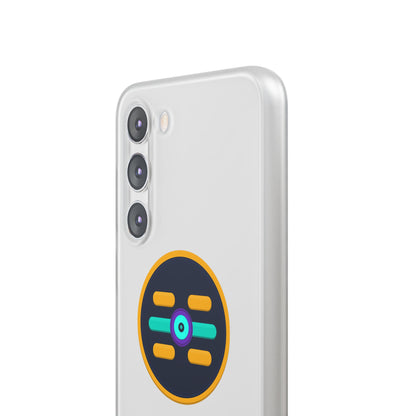 The Boards Shop Clear Phone Case with Colorful Tech Emblem