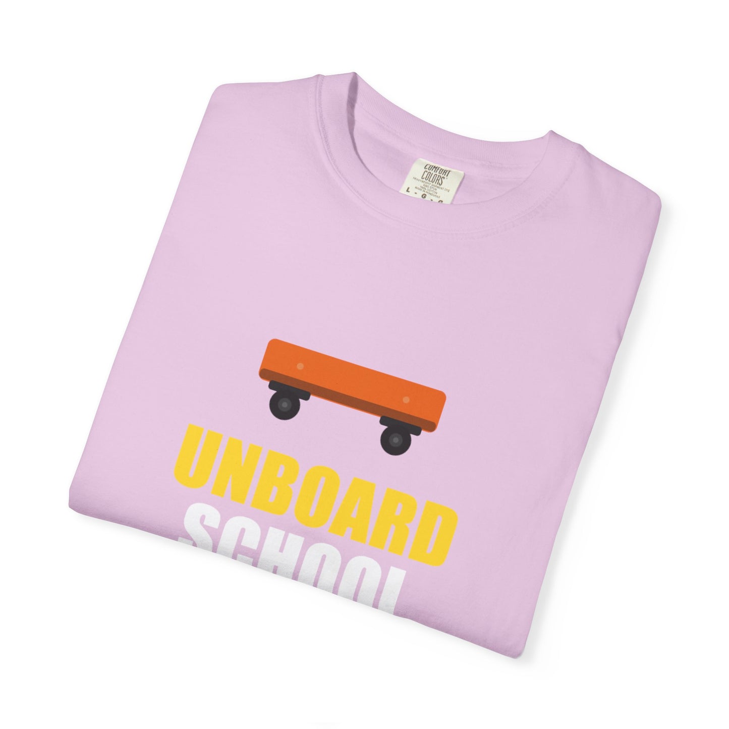 Unboard Skateboard T‑Shirt — Minimal Retro Skate Graphic Tee