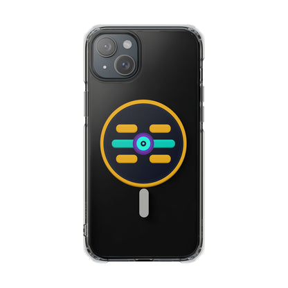 The Boards Shop Clear Magnetic Phone Case with Colorful Retro Pop Socket