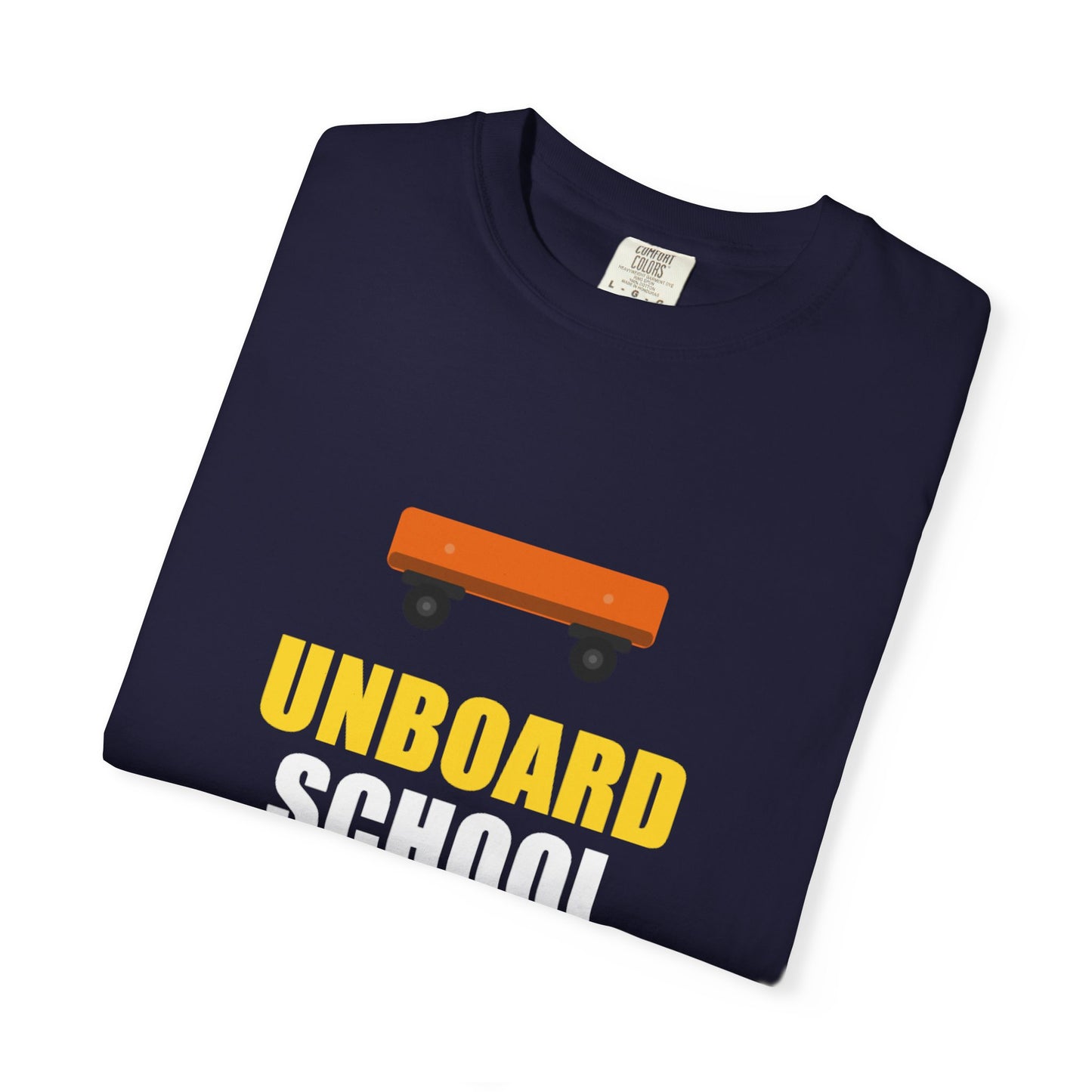 Unboard Skateboard T‑Shirt — Minimal Retro Skate Graphic Tee