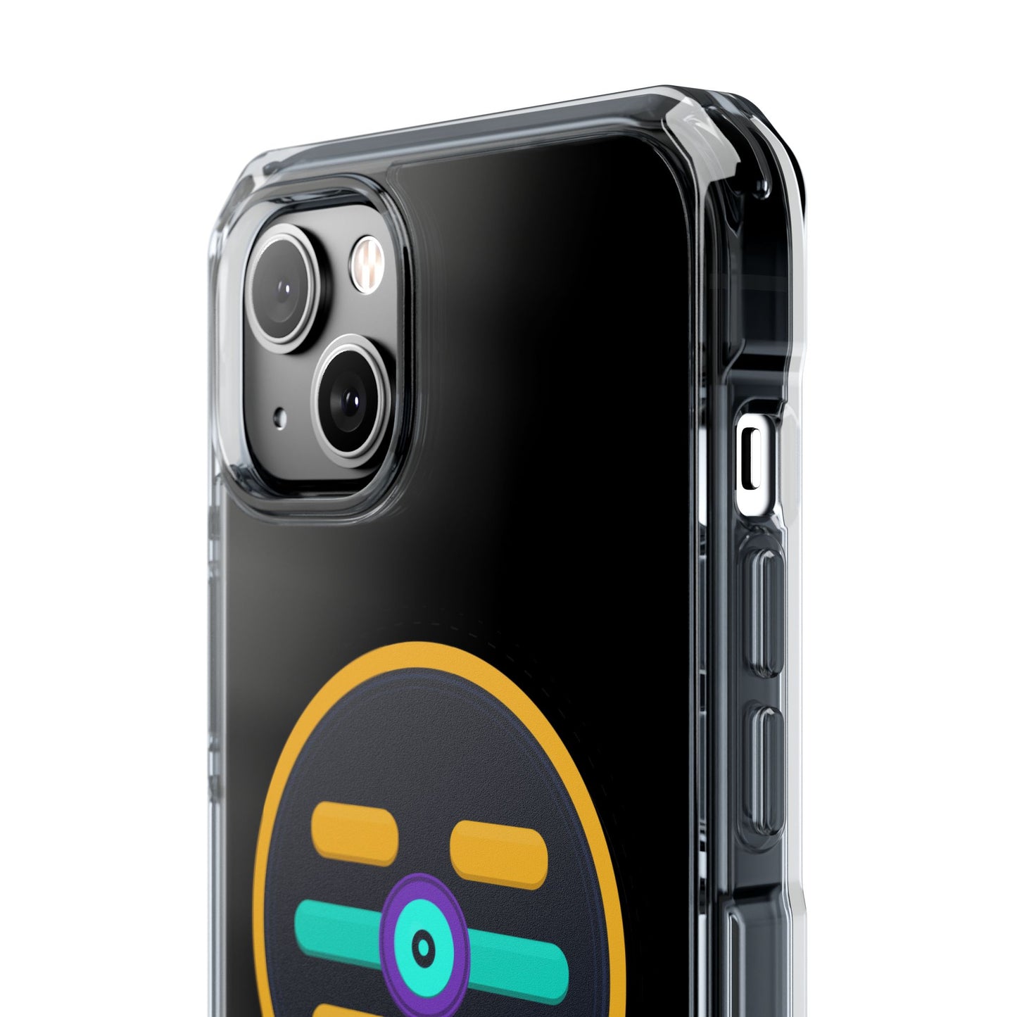 The Boards Shop Clear Magnetic Phone Case with Colorful Retro Pop Socket