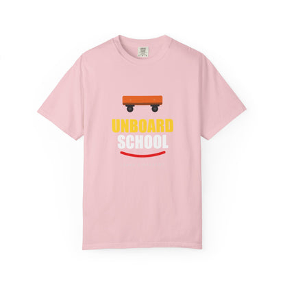 Unboard Skateboard T‑Shirt — Minimal Retro Skate Graphic Tee