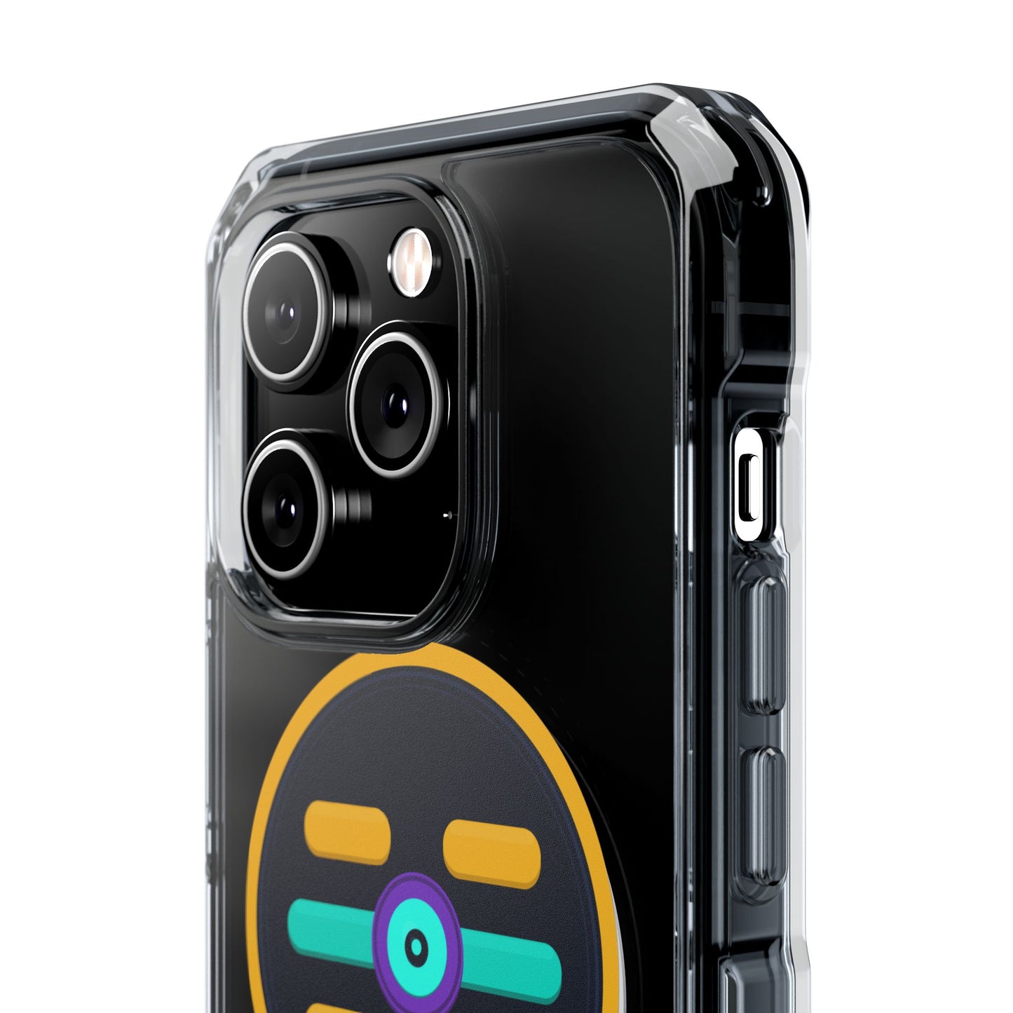The Boards Shop Clear Magnetic Phone Case with Colorful Retro Pop Socket