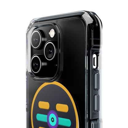 The Boards Shop Clear Magnetic Phone Case with Colorful Retro Pop Socket