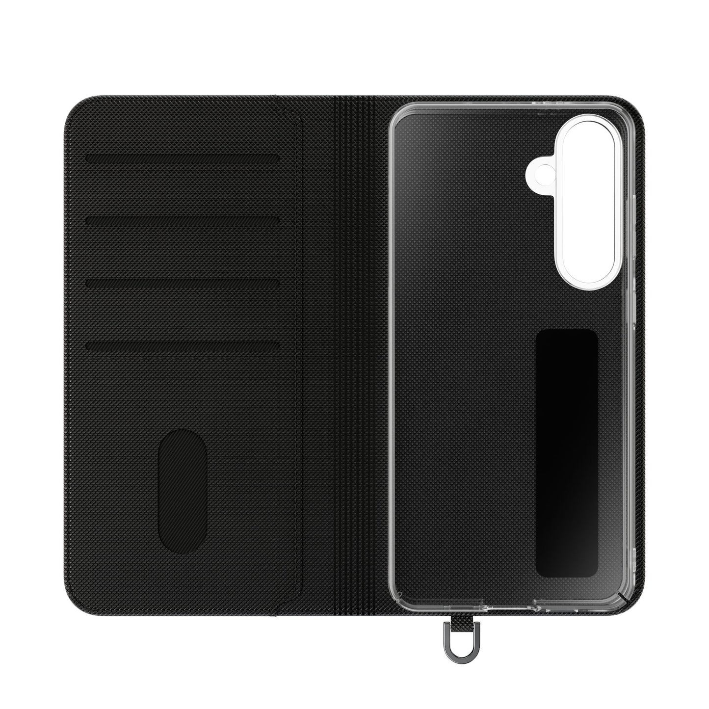 Unboards Cosmic Flip Case — Retro Space Tech Wallet Cover