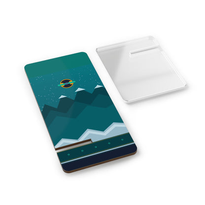 Yo Momma Acrylic Phone Stand — Mountain Nightscape Mobile Display Stand