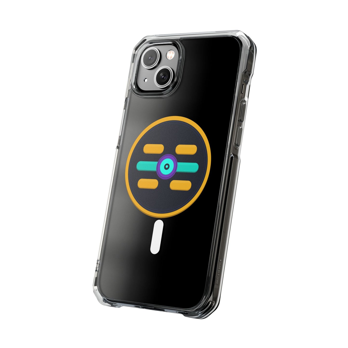 The Boards Shop Clear Magnetic Phone Case with Colorful Retro Pop Socket