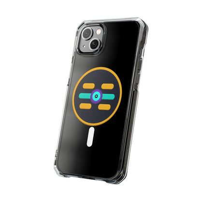 The Boards Shop Clear Magnetic Phone Case with Colorful Retro Pop Socket