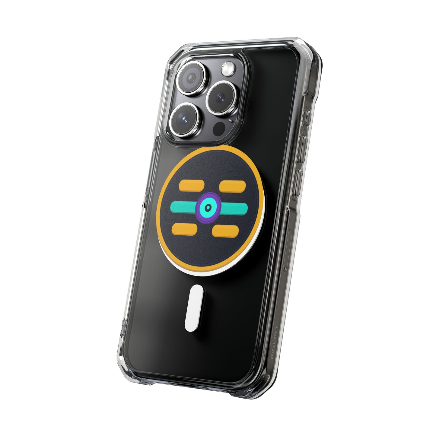 The Boards Shop Clear Magnetic Phone Case with Colorful Retro Pop Socket