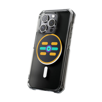 The Boards Shop Clear Magnetic Phone Case with Colorful Retro Pop Socket