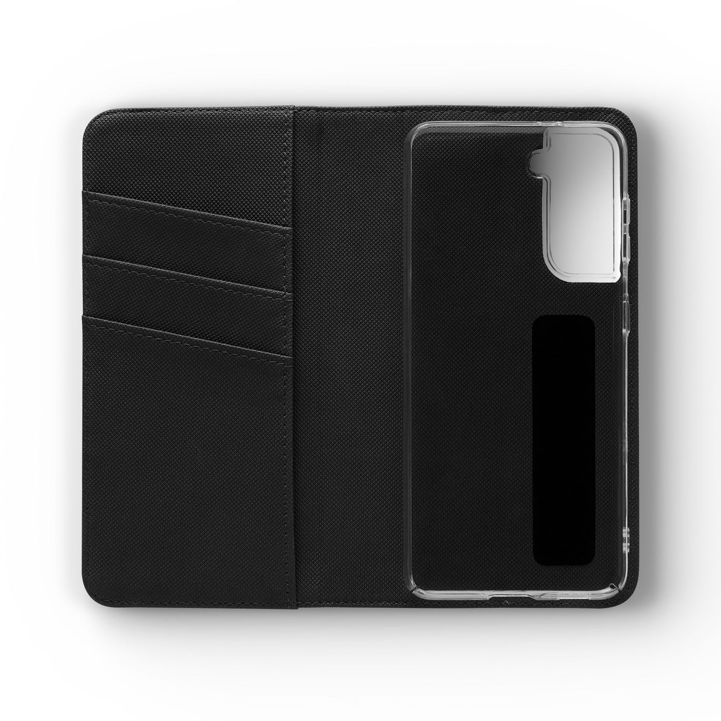 Unboards Cosmic Flip Case — Retro Space Tech Wallet Cover