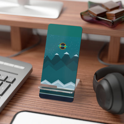 Yo Momma Acrylic Phone Stand — Mountain Nightscape Mobile Display Stand