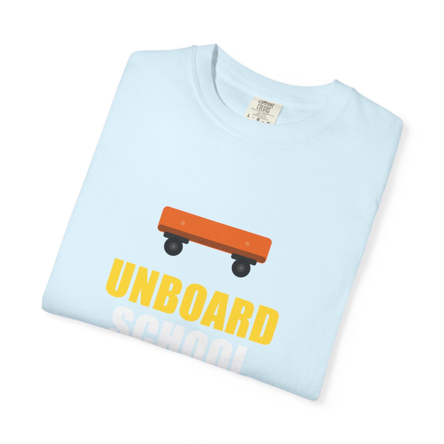 Unboard Skateboard T‑Shirt — Minimal Retro Skate Graphic Tee