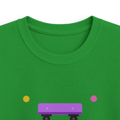 Kids Skateboard "Unboard School" Tee — Cute Back-to-School Graphic Shirt