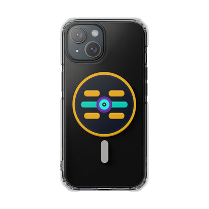The Boards Shop Clear Magnetic Phone Case with Colorful Retro Pop Socket