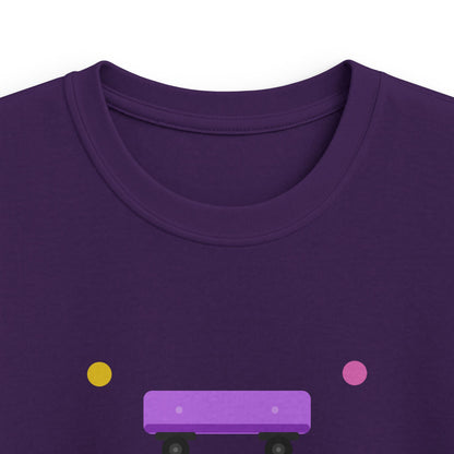 Kids Skateboard "Unboard School" Tee — Cute Back-to-School Graphic Shirt