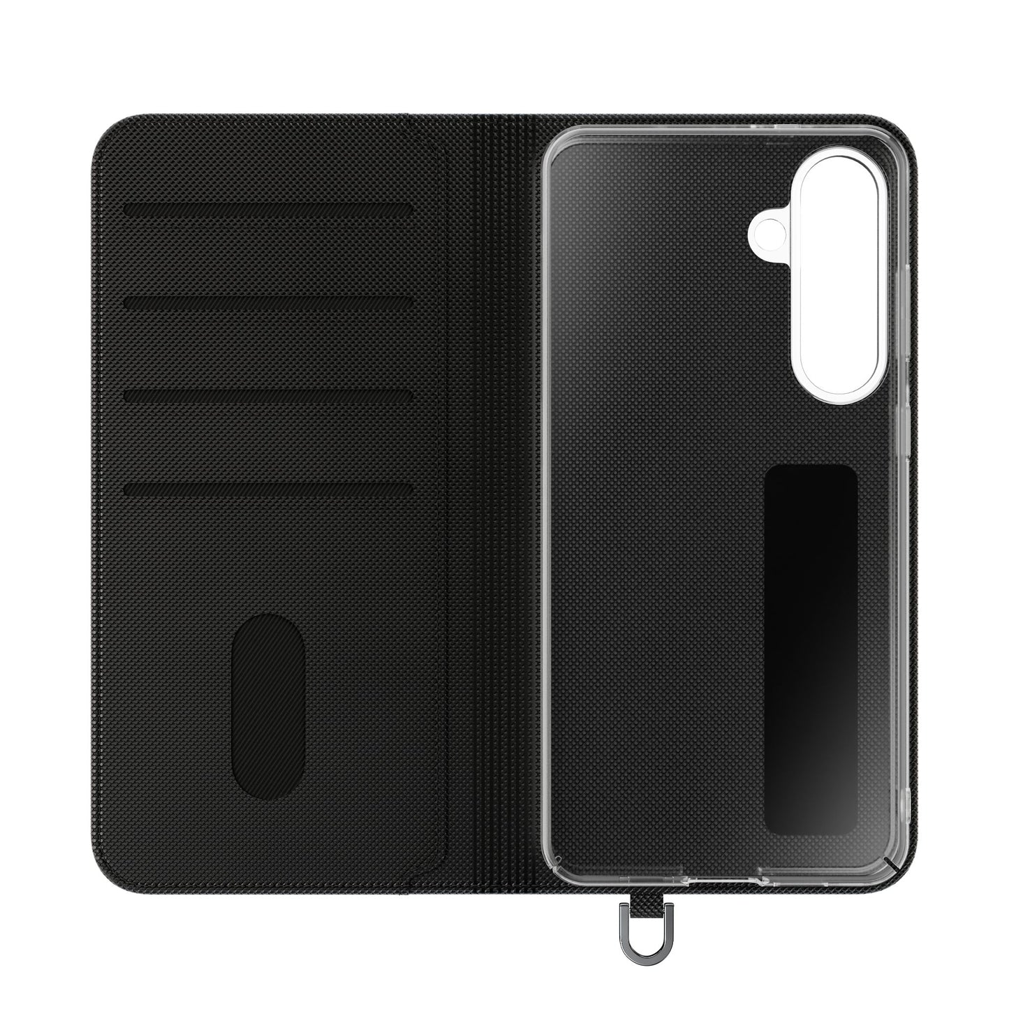 Unboards Cosmic Flip Case — Retro Space Tech Wallet Cover