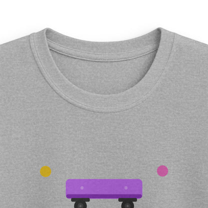 Kids Skateboard "Unboard School" Tee — Cute Back-to-School Graphic Shirt