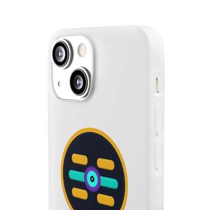 The Boards Shop Clear Phone Case with Colorful Tech Emblem