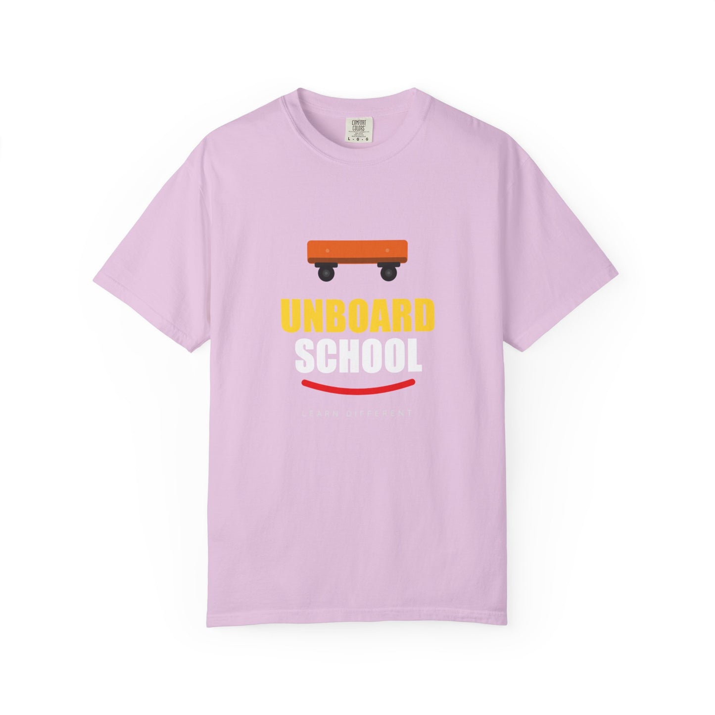 Unboard Skateboard T‑Shirt — Minimal Retro Skate Graphic Tee