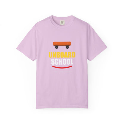 Unboard Skateboard T‑Shirt — Minimal Retro Skate Graphic Tee