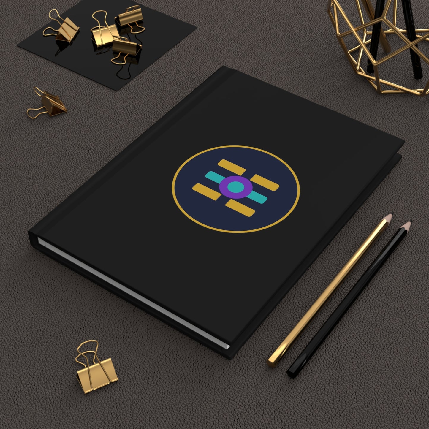 The Boards Hardcover Journal — Matte Snowboard Culture Notebook