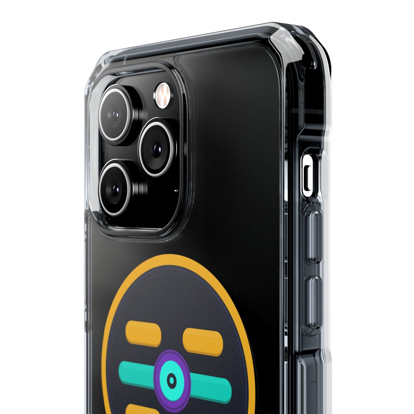 The Boards Shop Clear Magnetic Phone Case with Colorful Retro Pop Socket