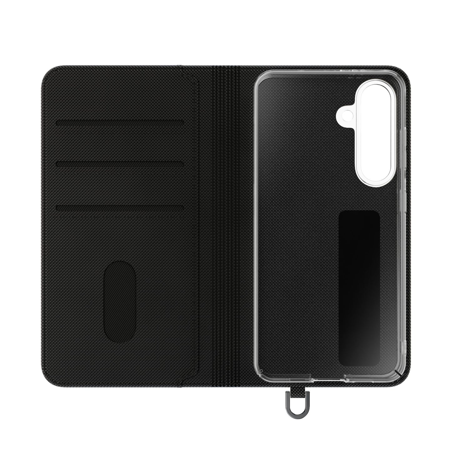 Unboards Cosmic Flip Case — Retro Space Tech Wallet Cover