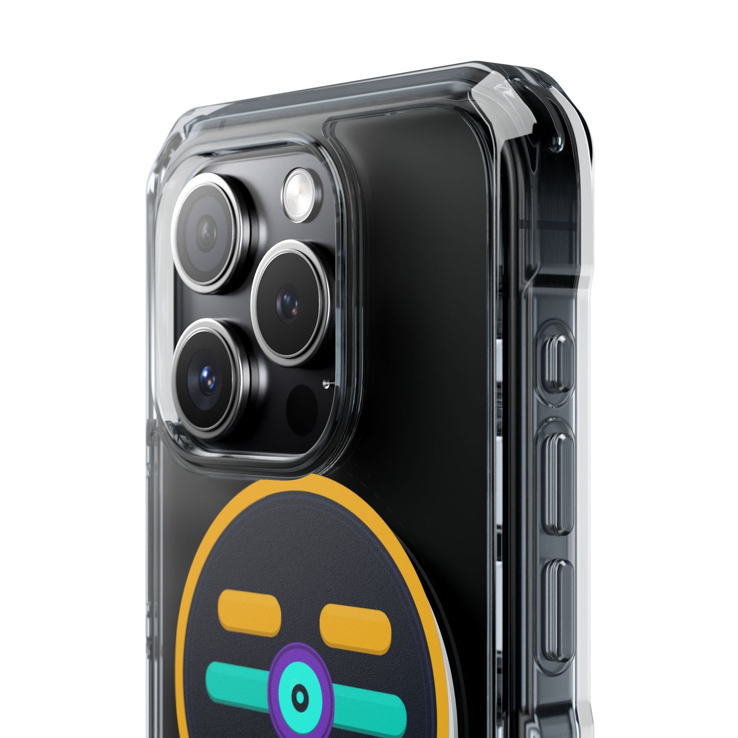 The Boards Shop Clear Magnetic Phone Case with Colorful Retro Pop Socket