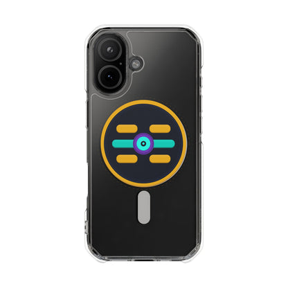 The Boards Shop Clear Magnetic Phone Case with Colorful Retro Pop Socket