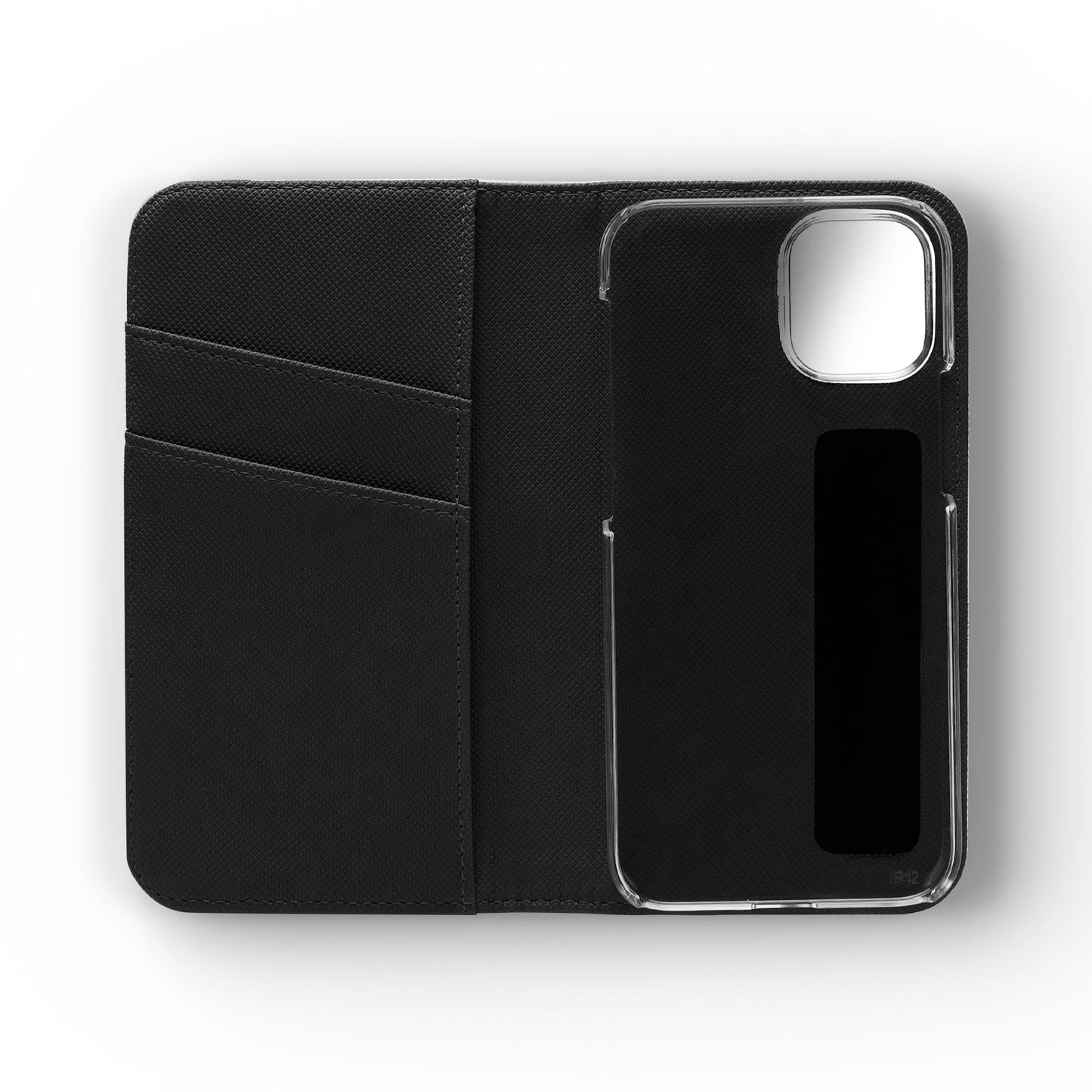 Unboards Cosmic Flip Case — Retro Space Tech Wallet Cover