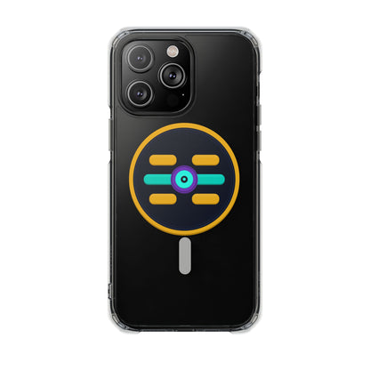 The Boards Shop Clear Magnetic Phone Case with Colorful Retro Pop Socket
