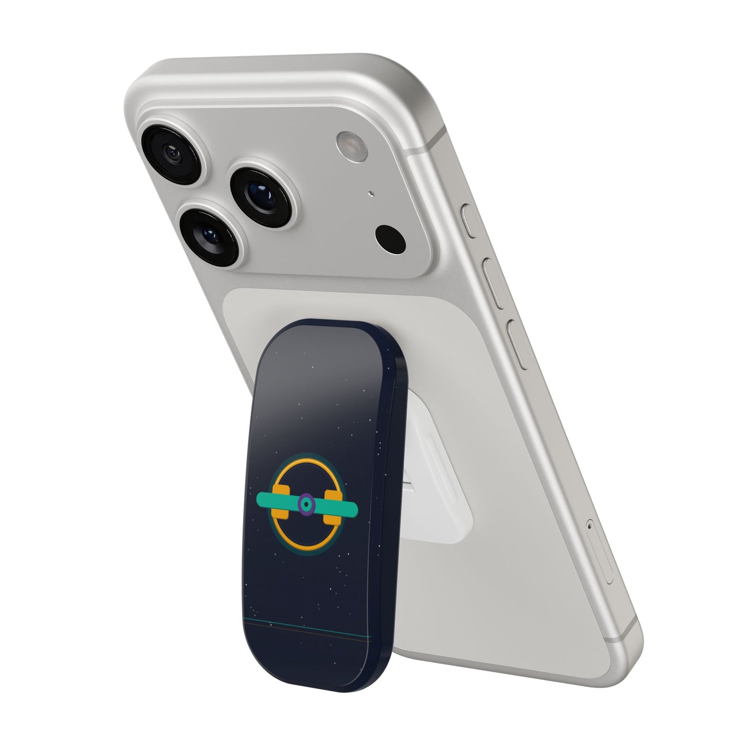 The Boards Clickit Phone Stand – Minimal Space Age Grip Stand for Smartphones
