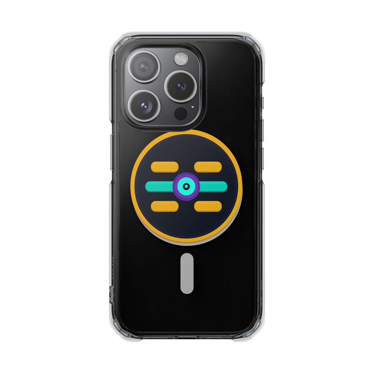 The Boards Shop Clear Magnetic Phone Case with Colorful Retro Pop Socket