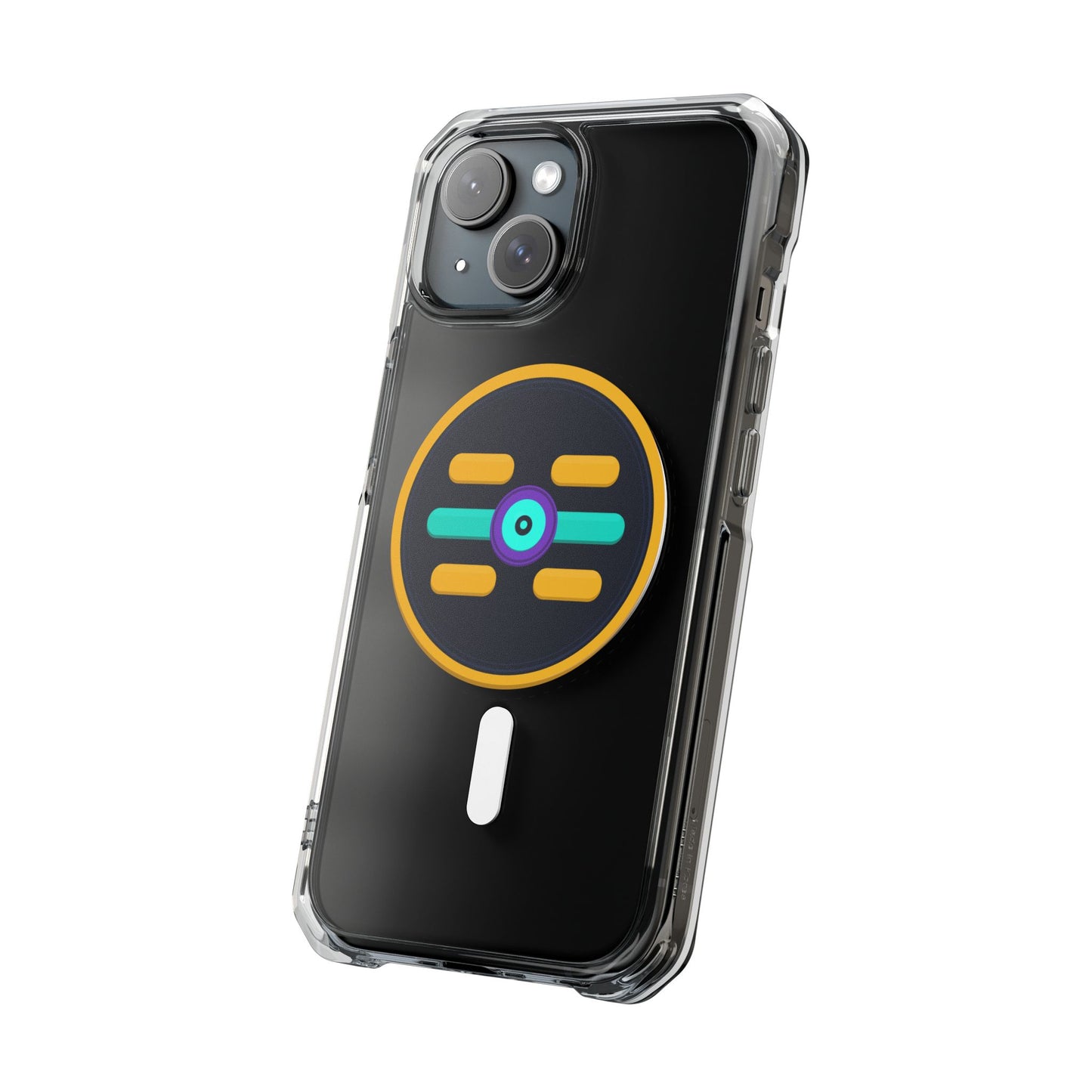 The Boards Shop Clear Magnetic Phone Case with Colorful Retro Pop Socket