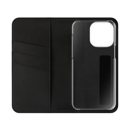 Unboards Cosmic Flip Case — Retro Space Tech Wallet Cover