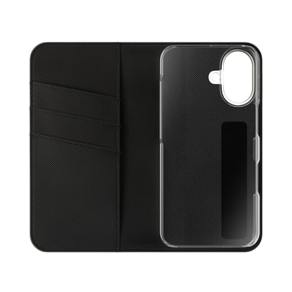 Unboards Cosmic Flip Case — Retro Space Tech Wallet Cover