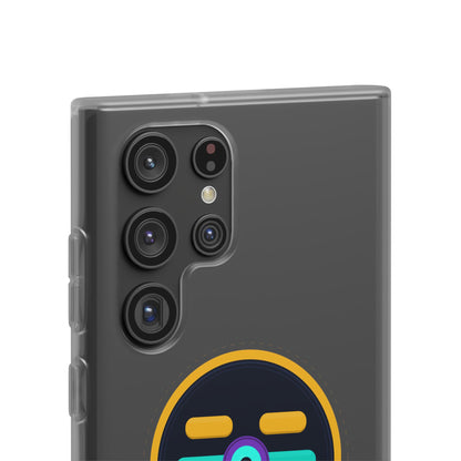 The Boards Shop Clear Phone Case with Colorful Tech Emblem
