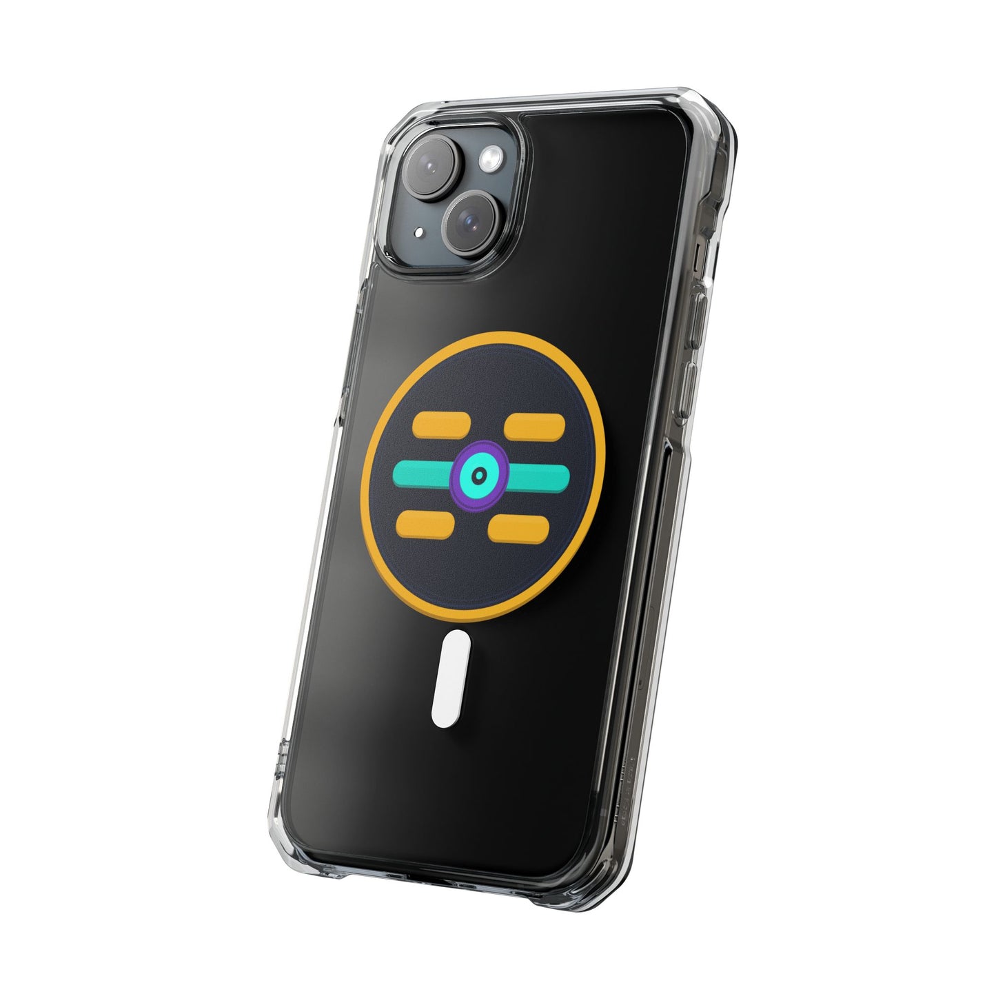 The Boards Shop Clear Magnetic Phone Case with Colorful Retro Pop Socket