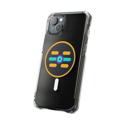 The Boards Shop Clear Magnetic Phone Case with Colorful Retro Pop Socket