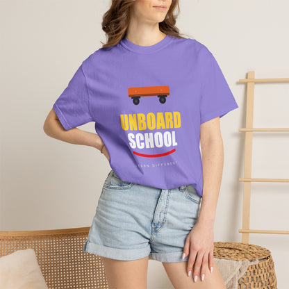 Unboard Skateboard T‑Shirt — Minimal Retro Skate Graphic Tee