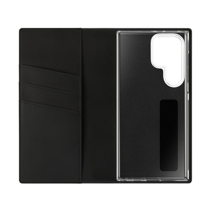 Unboards Cosmic Flip Case — Retro Space Tech Wallet Cover