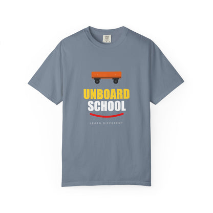 Unboard Skateboard T‑Shirt — Minimal Retro Skate Graphic Tee