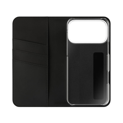 Unboards Cosmic Flip Case — Retro Space Tech Wallet Cover