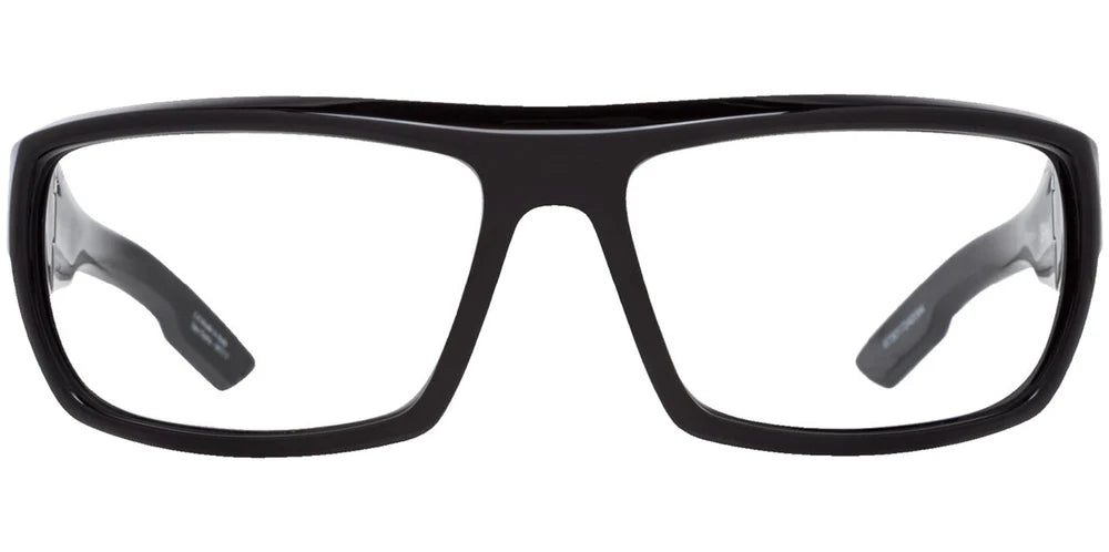 Spy Bounty Black Rectangle Sports Wrap Safety Glasses