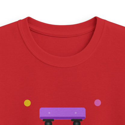 Kids Skateboard "Unboard School" Tee — Cute Back-to-School Graphic Shirt
